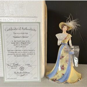 Lena Liu Bell "Summer's Breeze" Elegant Era Heirloom Figurine W/Certificate NEW